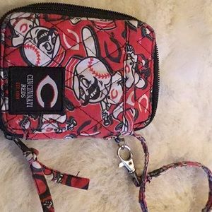 Cincinnati Red’s baseball team wristlet.